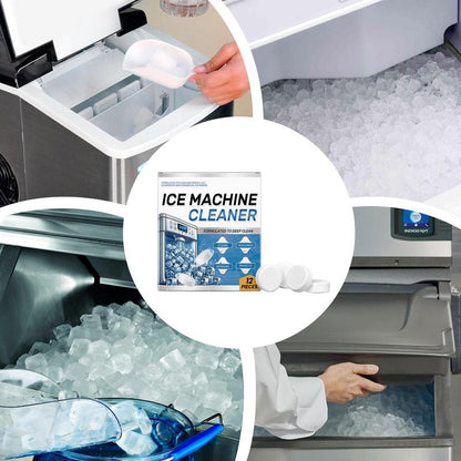 Ice Machine Cleaner Tablets - 70pcs Descale & Deodorize