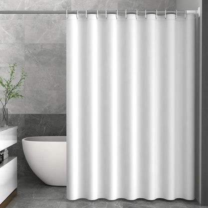 Shower Curtain White Peva- Clean & Elegant Bathroom