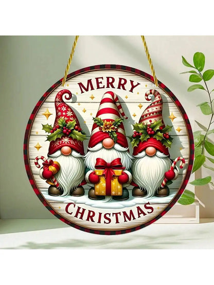 Santa Claus Stained Glass Sun Catcher - Festive Window Decor