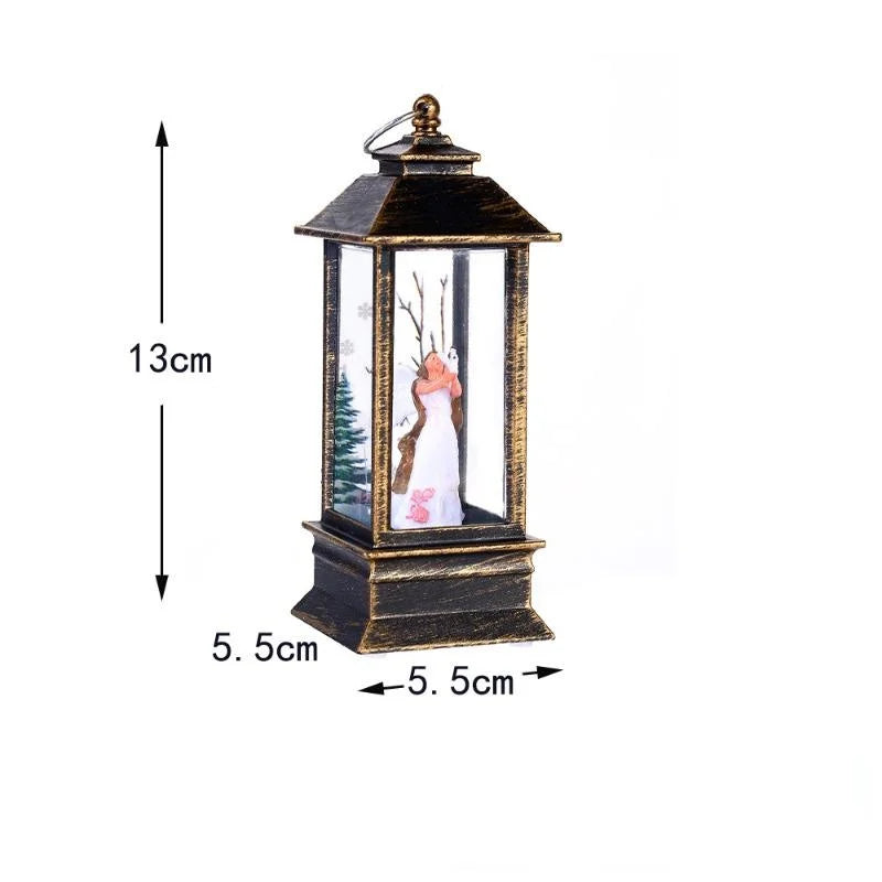 Retro Santa LED Lamp - Christmas Night Light Ornament