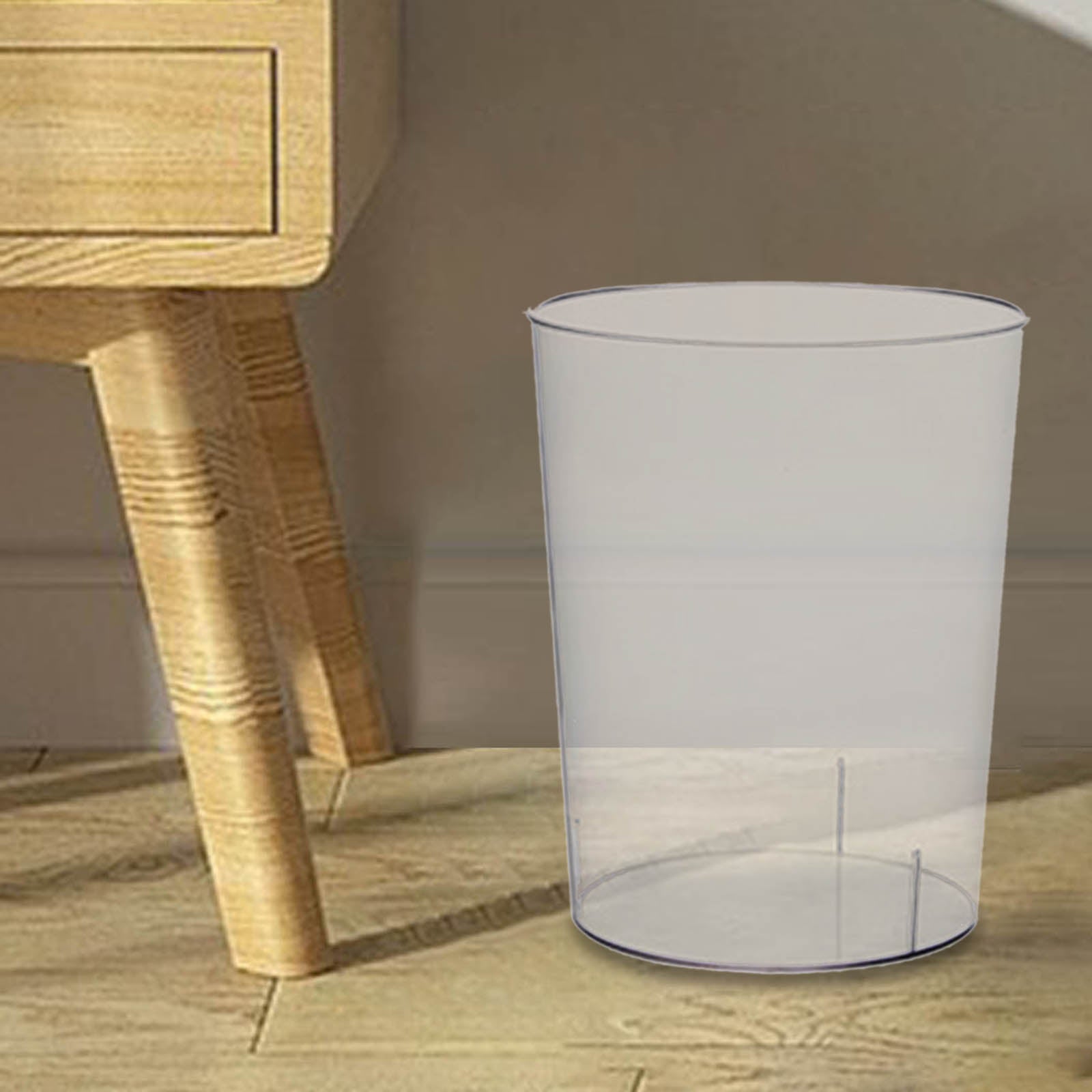  Trash Can Transparent - Nordic Style Waste Bin for Home & Office
