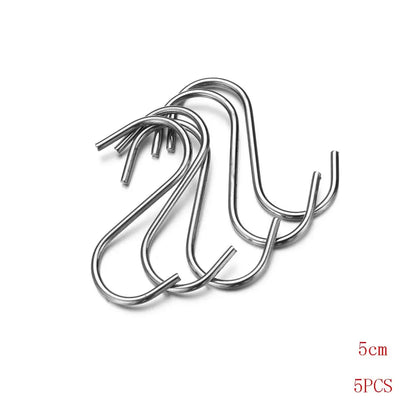 Hooks Stainless Steel S - 5pcs Kitchen Storage Hangers