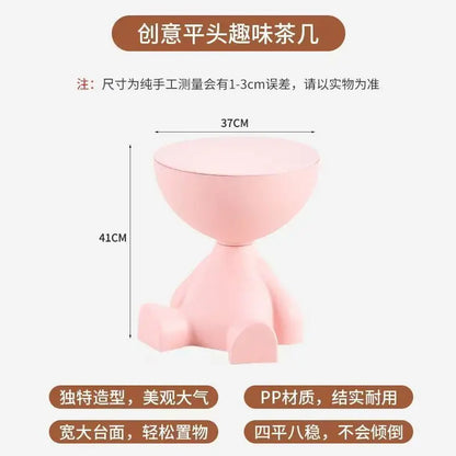 Cartoon Sofa Edge Table - Luxury Plastic Coffee Side Table