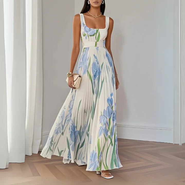 Isabelle Elegant Floral Maxi Dress