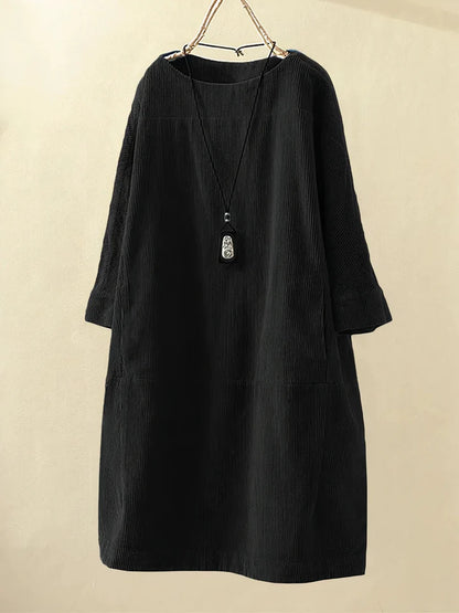Lena | Corduroy Tunic Dress for Women
