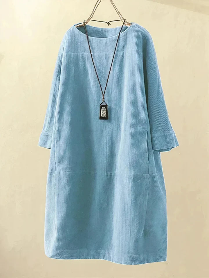 Lena | Corduroy Tunic Dress for Women