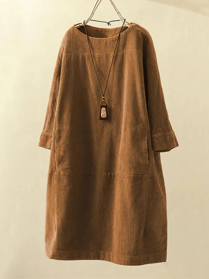 Lena | Corduroy Tunic Dress for Women