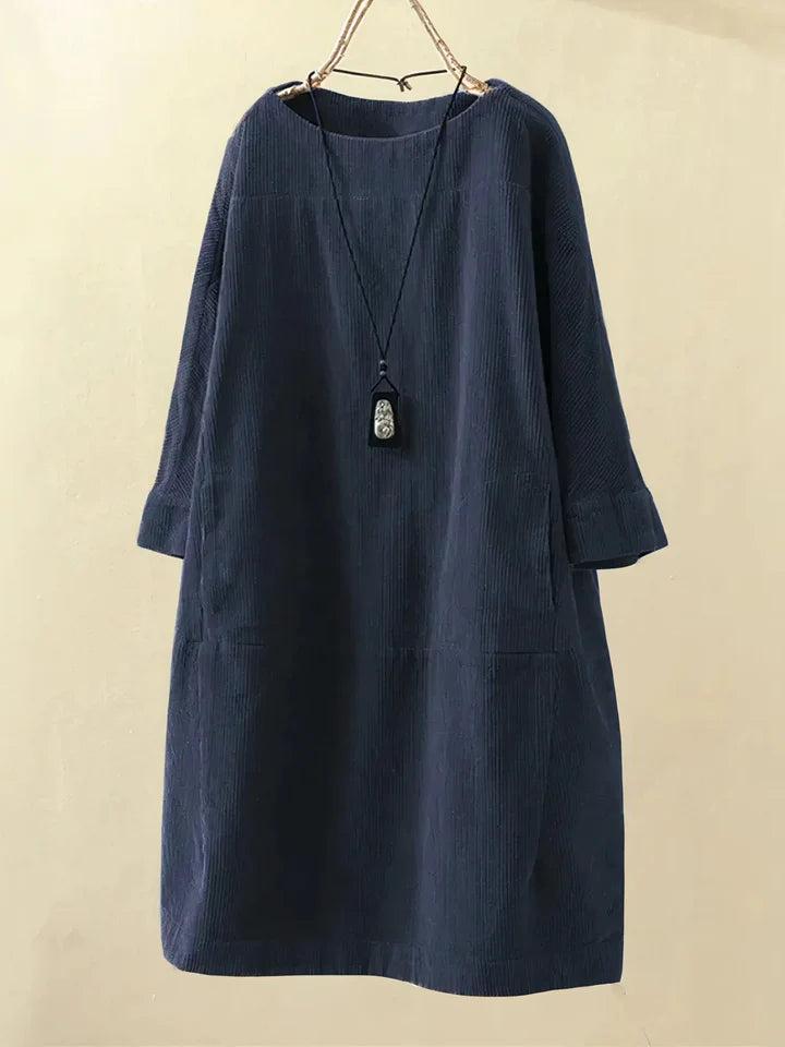Lena | Corduroy Tunic Dress for Women