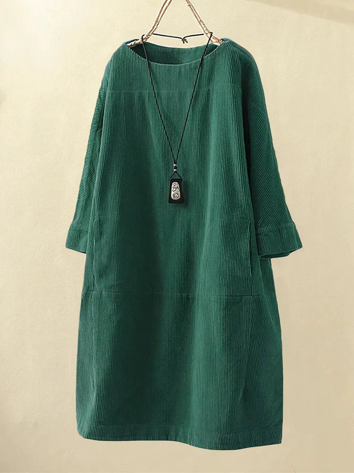 Lena | Corduroy Tunic Dress for Women
