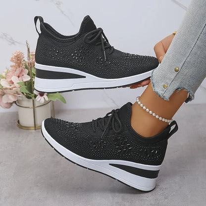 Jessica | Sneakers with Sparkling Rhinestones