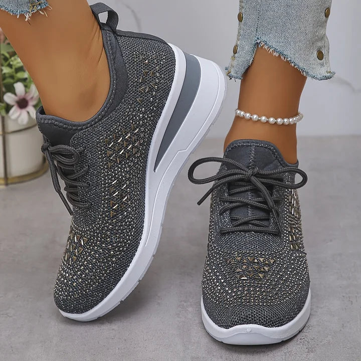 Jessica | Sneakers with Sparkling Rhinestones