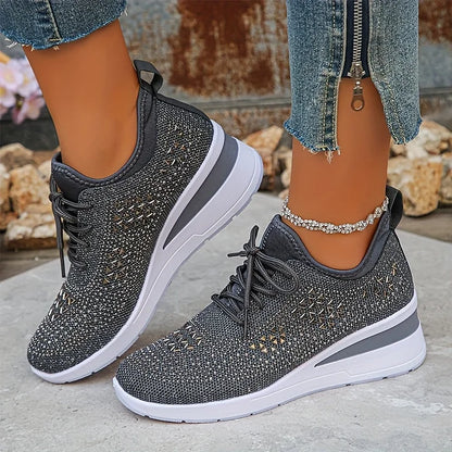 Jessica | Sneakers with Sparkling Rhinestones