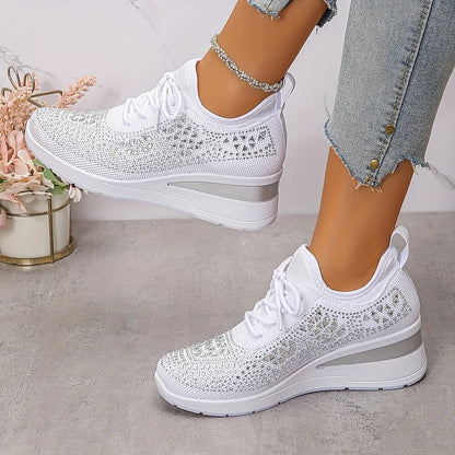Jessica | Sneakers with Sparkling Rhinestones