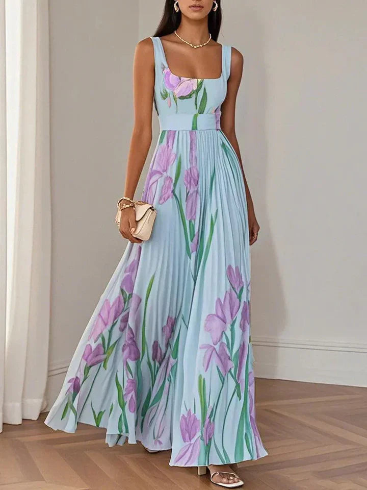 Isabelle Elegant Floral Maxi Dress
