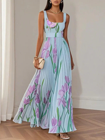 Isabelle Elegant Floral Maxi Dress