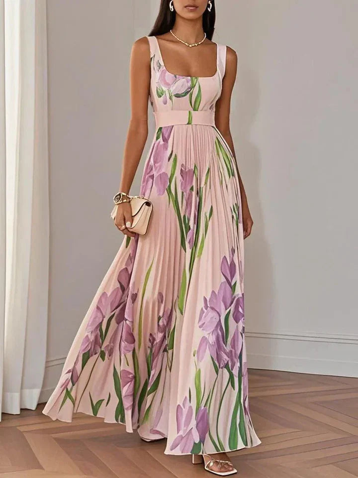 Isabelle Elegant Floral Maxi Dress