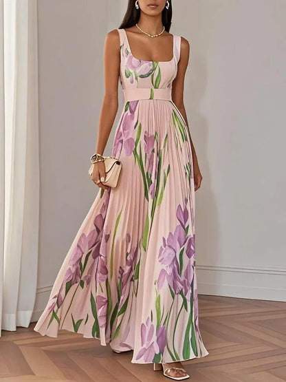 Isabelle Elegant Floral Maxi Dress