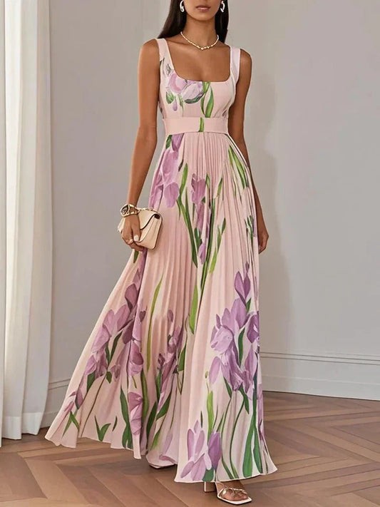 Isabelle Elegant Floral Maxi Dress