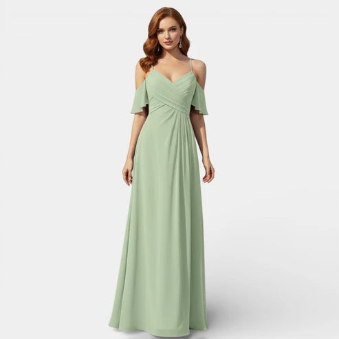 Elarisse | Women’s A-Line V-Neck Maxi Dress