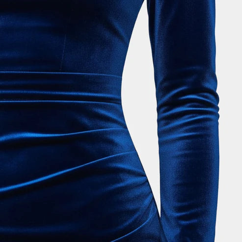 Carmel | Women’s Elegant Boat Neck Midi Dress