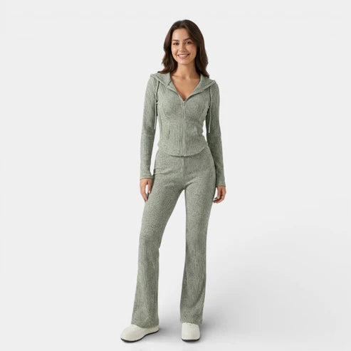 Sienna | Women’s Ribbed Two-Piece Lounge Set