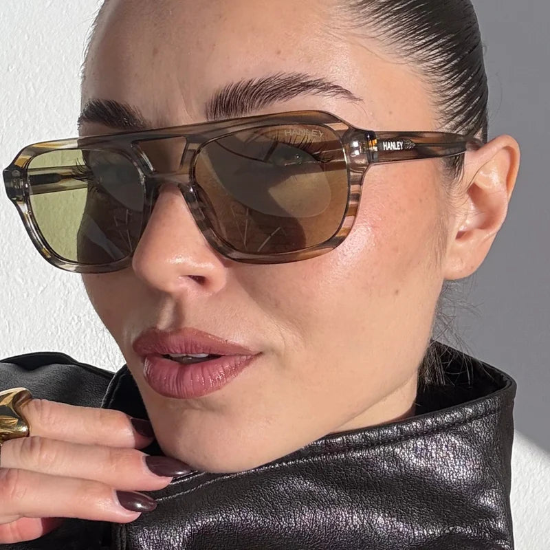 Solenne | Oversized Tortoiseshell Sunglasses