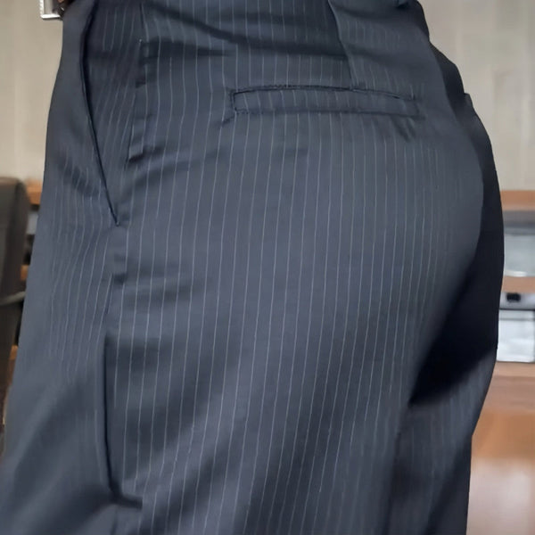 MATHILDA | ELEGANTE, FIGUURVRIENDELIJKE BROEK MET STREPEN
