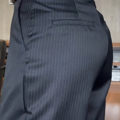 MATHILDA | ELEGANTE, FIGUURVRIENDELIJKE BROEK MET STREPEN